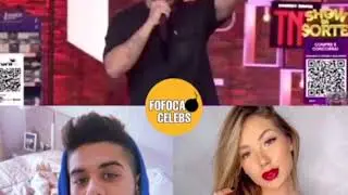Z&Eacute; FELIPE MANDA BEIJO PARA VIRG&Iacute;NIA FONSECA NA SUA LIVE