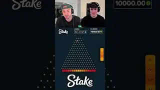 Plinko High Stakes: $10K Bet, Big Profit! #shorts  #plinko