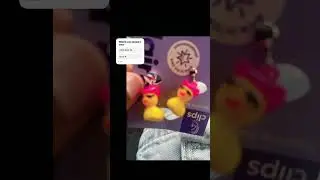 #duck ￼ brand new earrings which one should I wear?