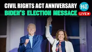 LIVE | Civil Rights Act Anniversary: Biden's Election Message | Trump Vs Kamala | US President Race