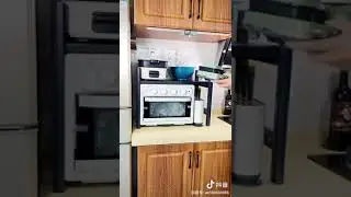 Expandable and Height Adjustable Microwave Oven Rack Kitchen Storage Shelf