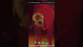 Dire Wolf vs Carnotautus Alpha #a #ark #gaming @Shorts #shorts