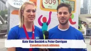 Valentine's Feature: Couple on track for TORONTO 2015 Games