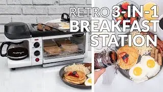 BSET300WH | Retro 3-in-1 Family Size Breakfast Station