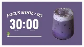 🔮 1-hour study session 🦖 | 30/10 Pomodoro Countdown Deep Focus ⌛ | Relaxing ADHD Lofi Music ✨