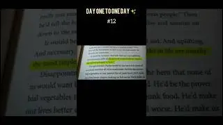 DAY ONE TO ONE DAY✨#discipline #execution #implementation #systemsthinking #selfimprovement