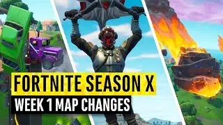 Fortnite | All Season X Map Updates and Hidden Secrets! WEEK 1
