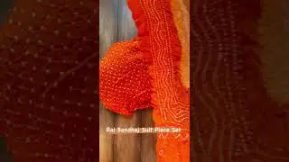 Silk Bandhej Set | Bandhej Suits | Suit Sets for Occasion Wear | Banarasi Silk | Umay Benaras