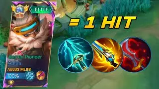 AULUS NEW ONE HIT BUILD 2025!!💀 - AULUS BEST BUILD AND EMBLEM 2025 - MOBILE LEGEND