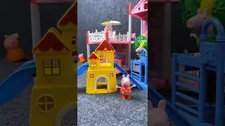 Satisfying with Unboxing & Review Peppa Pig Play Area Toys ASMR #toys #shorts #peppapig #asmr