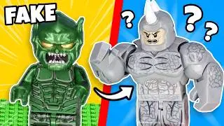 Распаковка поддельных злодеев Человека-паука из LEGO...