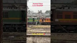 Electric Loco Shed, Asansol/ER❤️ #railway #locomotive #shorts #bollywood #song #shortsvideo