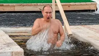 PUTIN'S ICY PLUNGE! 🥶 Watch the Russian President Brave Sub-Zero Waters