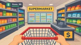 Supermarket Simulator w/ friends ! Road to 1k subs !