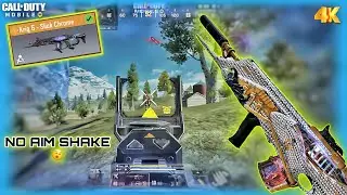 💀 ZERO AIM SHAKE! Krig 6 is a LASER at Long Range! 😱🔥 | CODM BR Gameplay