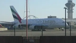 Quadjet Showcase a380s 747s at LAX