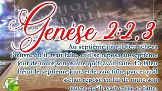 Gen&egrave;se 2:2,3