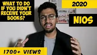 What to do if you have not received your Nios books or study material?