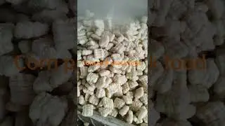 corn puff snack food processing #foodextruder #machine #factory