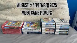 August & September 2025 Video Game Pickups