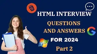 Top HTML  Interview Question | Question With Answers | Most Asked  Question|  HTML Interview #html