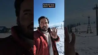 🔥 Kashmiri Man snow walking trick | shoes tricks #kashmiri #tricks #shoes