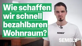 Wie schaffen wir schnell bezahlbaren Wohnraum?