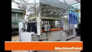 GEISS DU 1500X1200 T7 Used Vacuum forming machines MachinePoint
