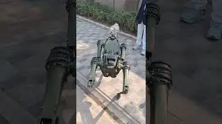 robotics dog vs real dog fight