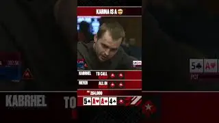 Мартин Кабрел получает немного КАРМЫ 😆 #мгновеннаякарма #pokerstars