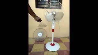 V-Guard Pedestal Fan cleaning and repairing very easy method by nag