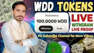 WDD Free Tokens Live Withdrawal 2025 | Withdraw WDD Token to ETH in Trust Wallet (Payment Proof)