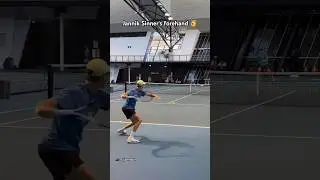 The Jannik Sinner Forehand 👌🚀 (Practice at the Australian Open 2025) #tennis
