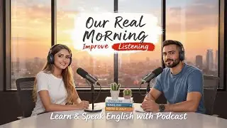 Easy English Conversation Podcast | Our Real Morning Routine | Learn Spoken English Naturally