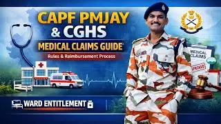 CAPF Ayushman Reimbursement New Rules 2026 ✅| Medical Claim Process | Documents Required | PMJAY