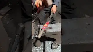 How to Fix Grass Cutting Knife to Wooden Handle Easy DIY #shorts