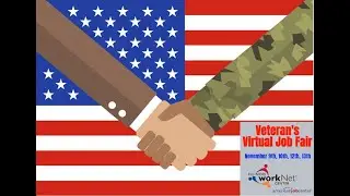 Veteran's Virtual Job Fair (North-Central PM) - 11/10/20
