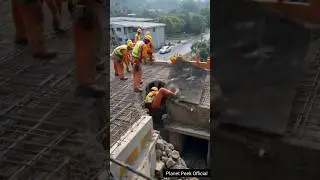 shoring failure in construction #viralvideo