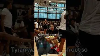 Tyran Stokes was about to CRASHOUT &hellip; 😱 #fyp #basketball #aau