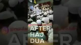 Maulana saad shaab in haj 2018