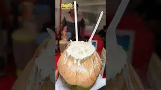 Coconut sitafal shake, Delicious street food Mumbai #streetfood #shorts #short #shortvideo #mumbai