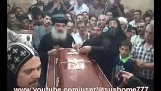 جنازة ودفن الراهب تادروس الرزيقي