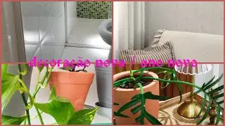Muita inspiração, limpeza, comprinhas, novos itens de decoração da sala top 😄