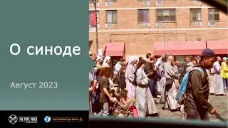 О синоде - The Pope Video 10 - октябрь 2023