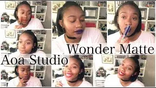 Aoa Studio Wonder Mattes | Lip Swatches
