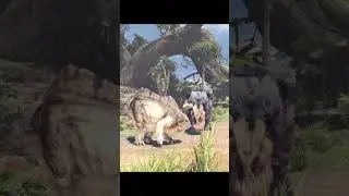 Anjanath Hunting #shorts #mhwiceborne #youtubepartner