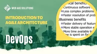 Introduction to Agile Architecture