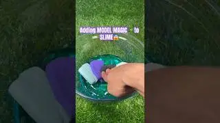Adding MODEL MAGIC to Slime😳 #slime #satisfying