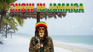 ReggAI - Snow in Jamaica | 4K Celtic-Reggae Christmas | Veo 3.1 | No Copyright Music ❄️