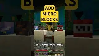 Transform Your Builds with MINI BLOCKS in Minecraft!